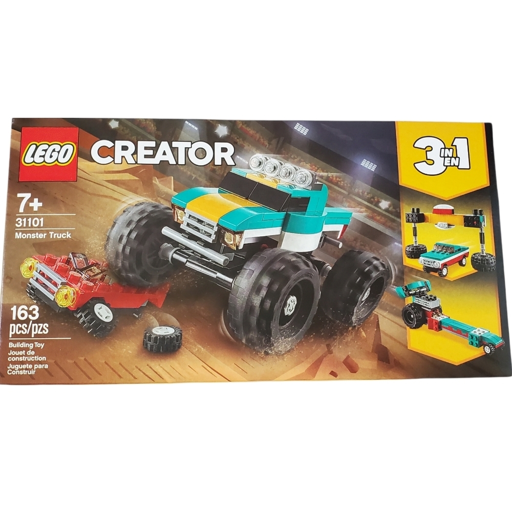 New In Box Lego Creator 3 in 1 Monster Truck #31101